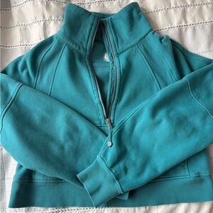 Scuba Oversized Funnel Neck Half Zip